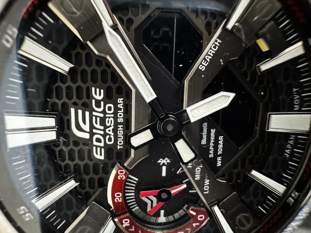 ساعة Casio Edifice ECB-S100 أصلية — Tough Solar / Bluetooth / Sapphir
