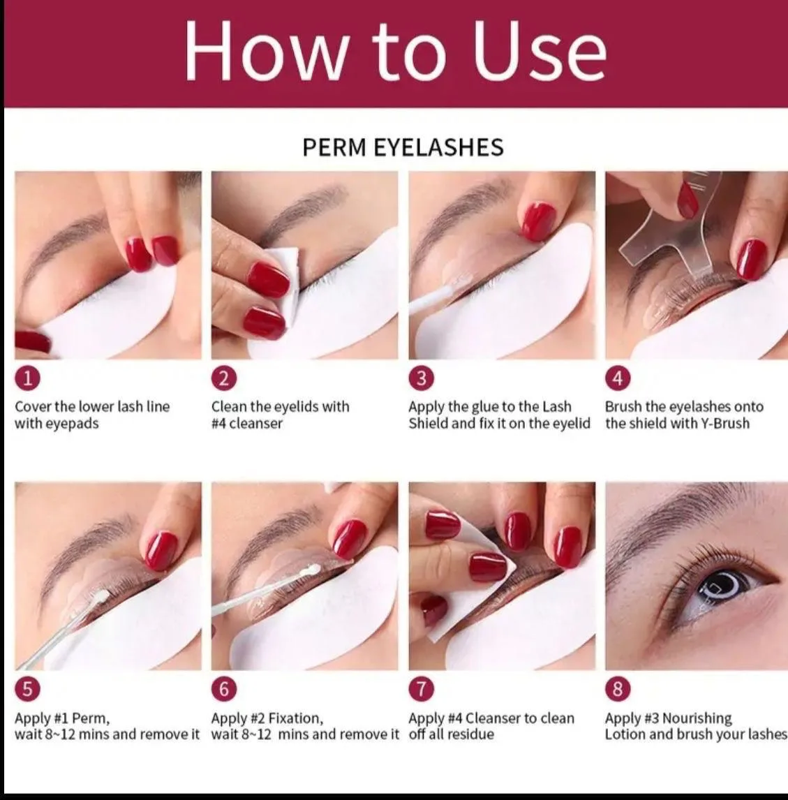 بكج Lash Lift رفع الرموش