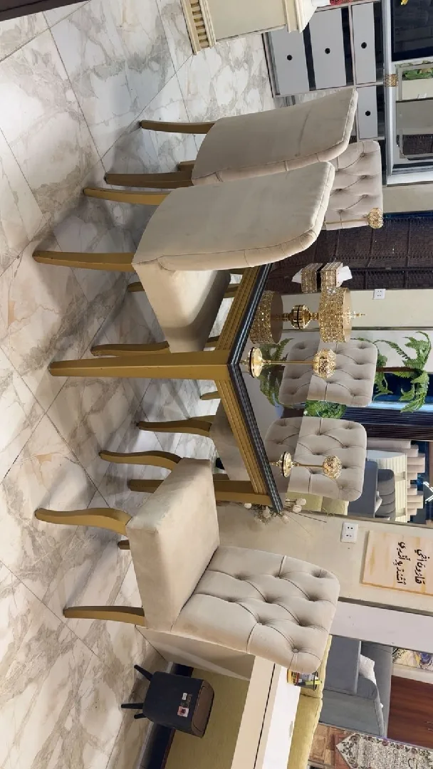 طاولة سفره 6 كراسي 🪑Full modern ✅