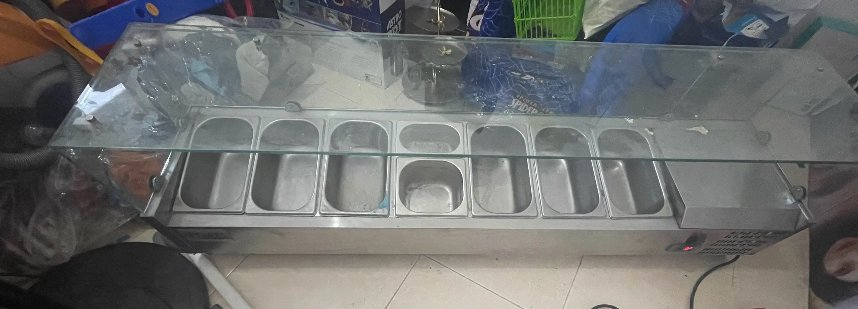 ثلاجة عرض مبردة ستانلس