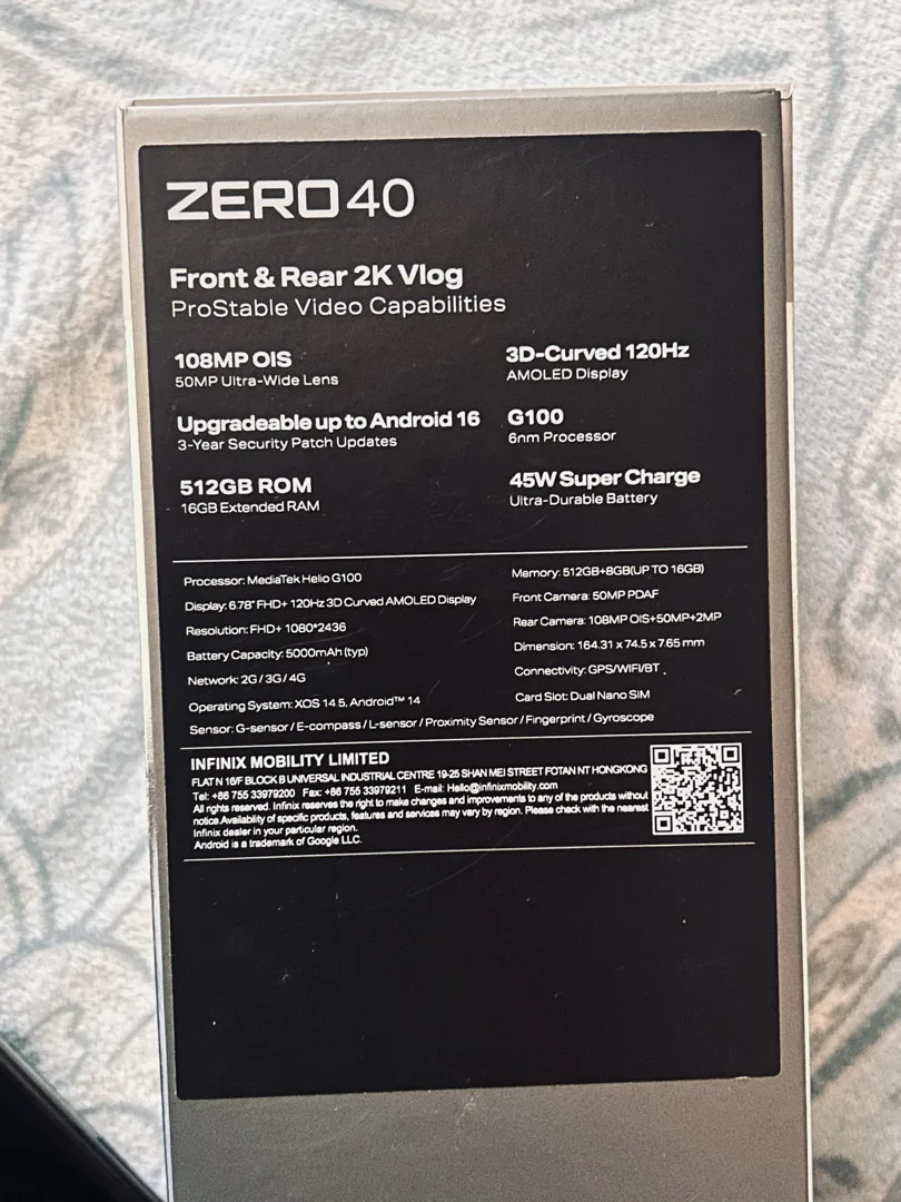 infinix zero 40