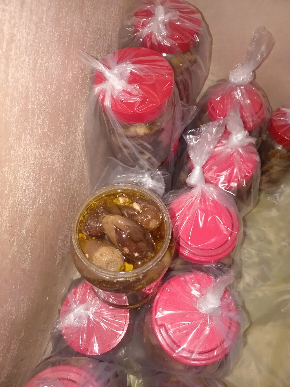 مقدوسات بالزيت البلدي
