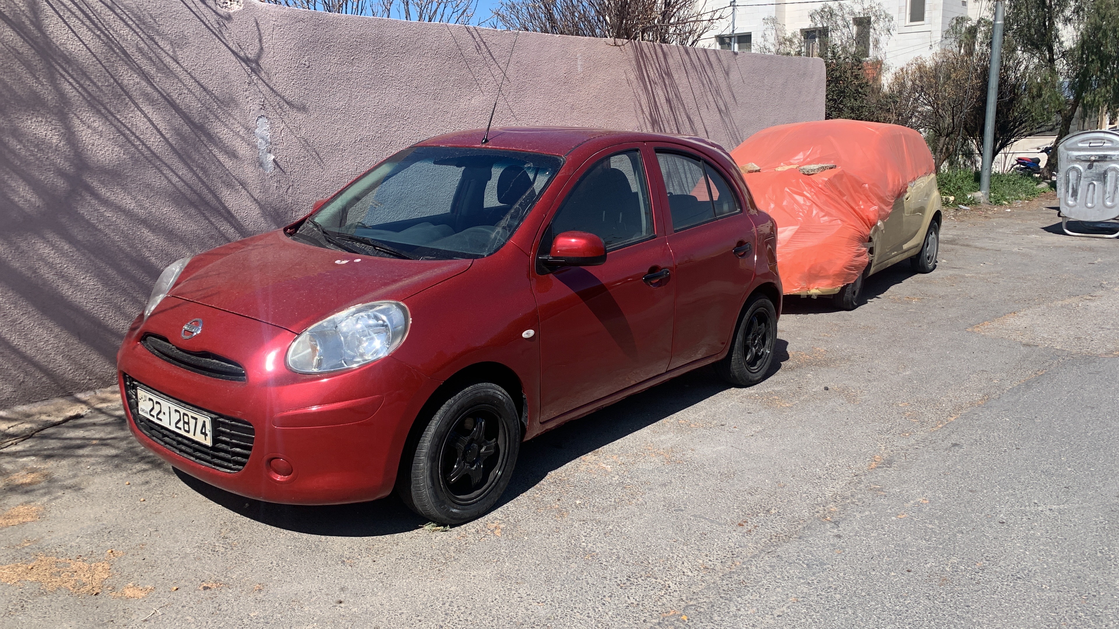 نيسان ميكرا ٢٠١٢ اوتوماتيك ماتور جديد ١٦٠٠ الفحص مرفق